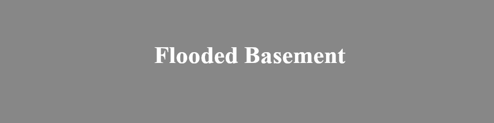 Flooded Basement